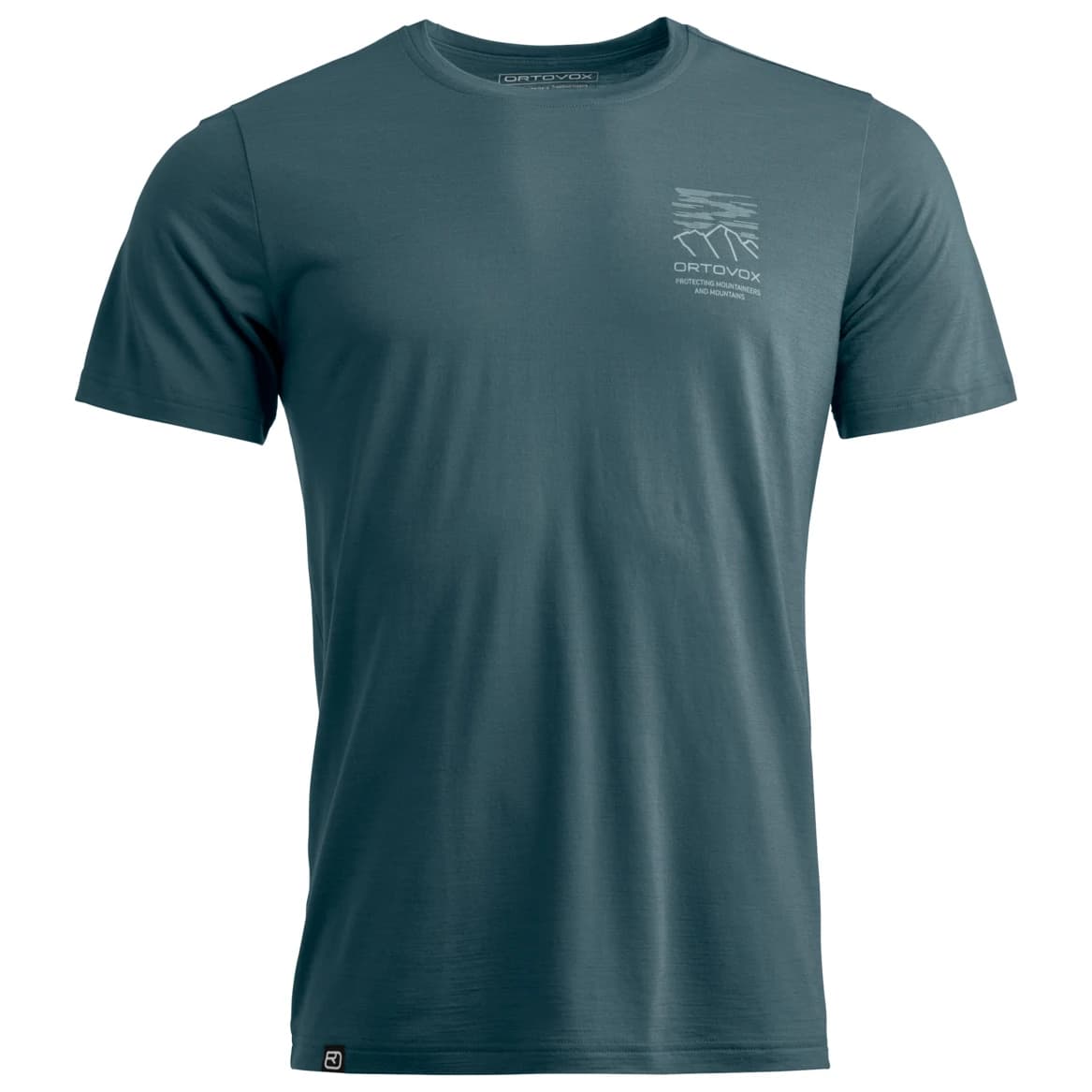 Мериносова блуза Ortovox 150 Cool Mountain Mission T-Shirt Merino shirt - Dark Arctic Grey