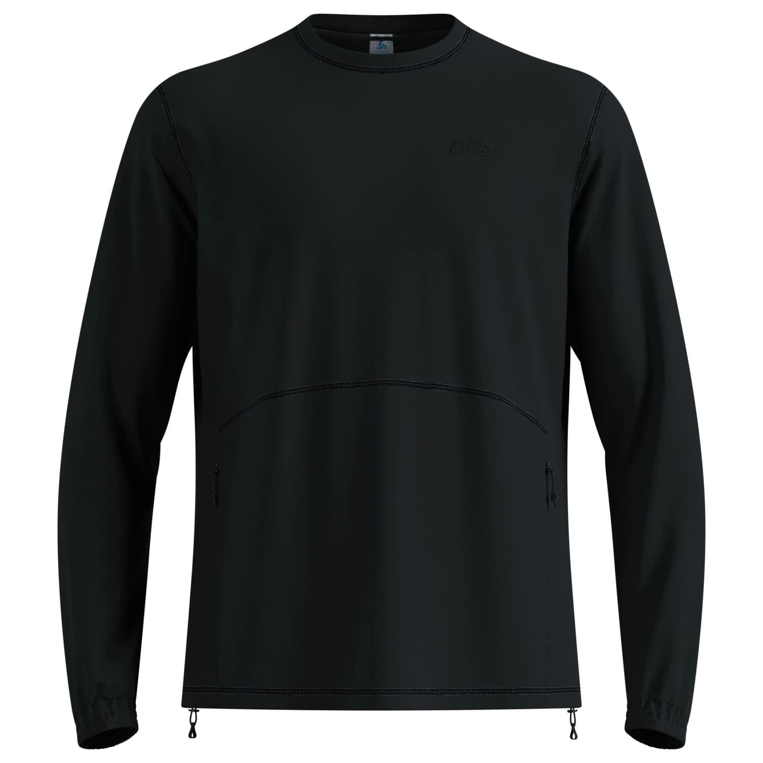 Мъжка спортна тениска Odlo Mid Layer Classic Crew Sport shirt - Black