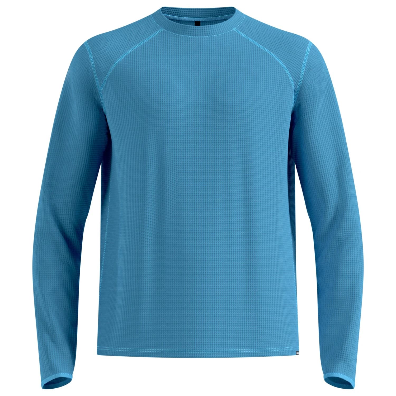 Мъжка тениска Odlo Mid Layer Cubic Running shirt - Azure Blue