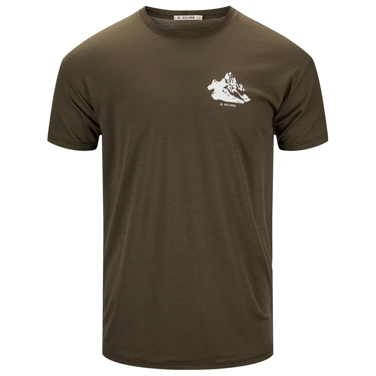 Мъжка мериносова блуза Aclima LightWool 140 Classic Tee Mountain Merino shirt - Tarmac