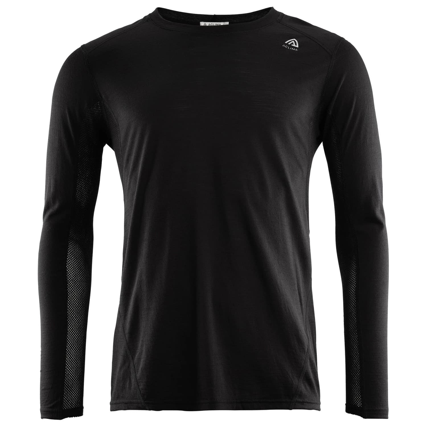 Мъжка мериносова блуза Aclima LightWool 140 Sportshirt Merino shirt - Jet Black