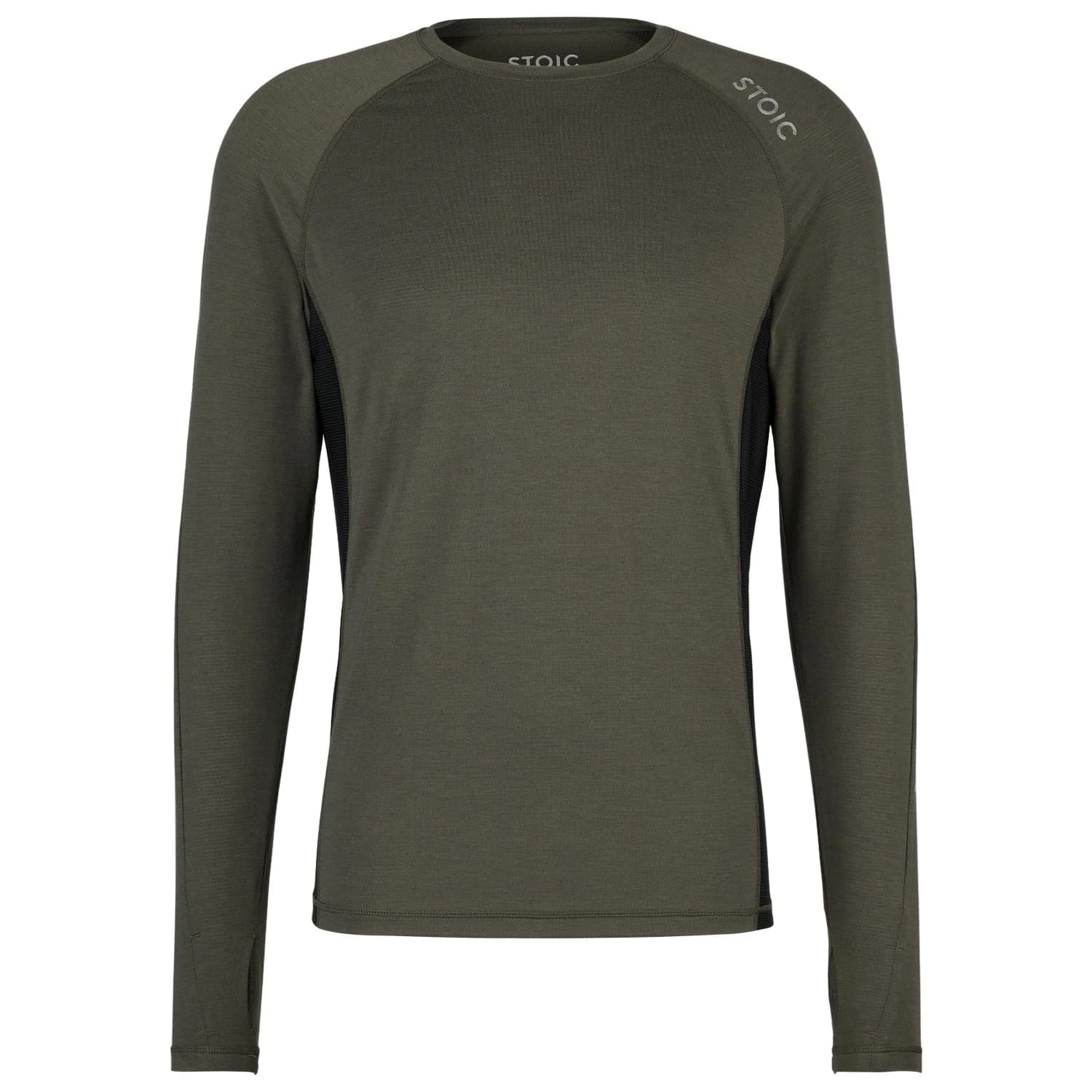 Мъжка спортна тениска Stoic HelsingborgSt. Performance L/S Sport shirt - Olive Nights