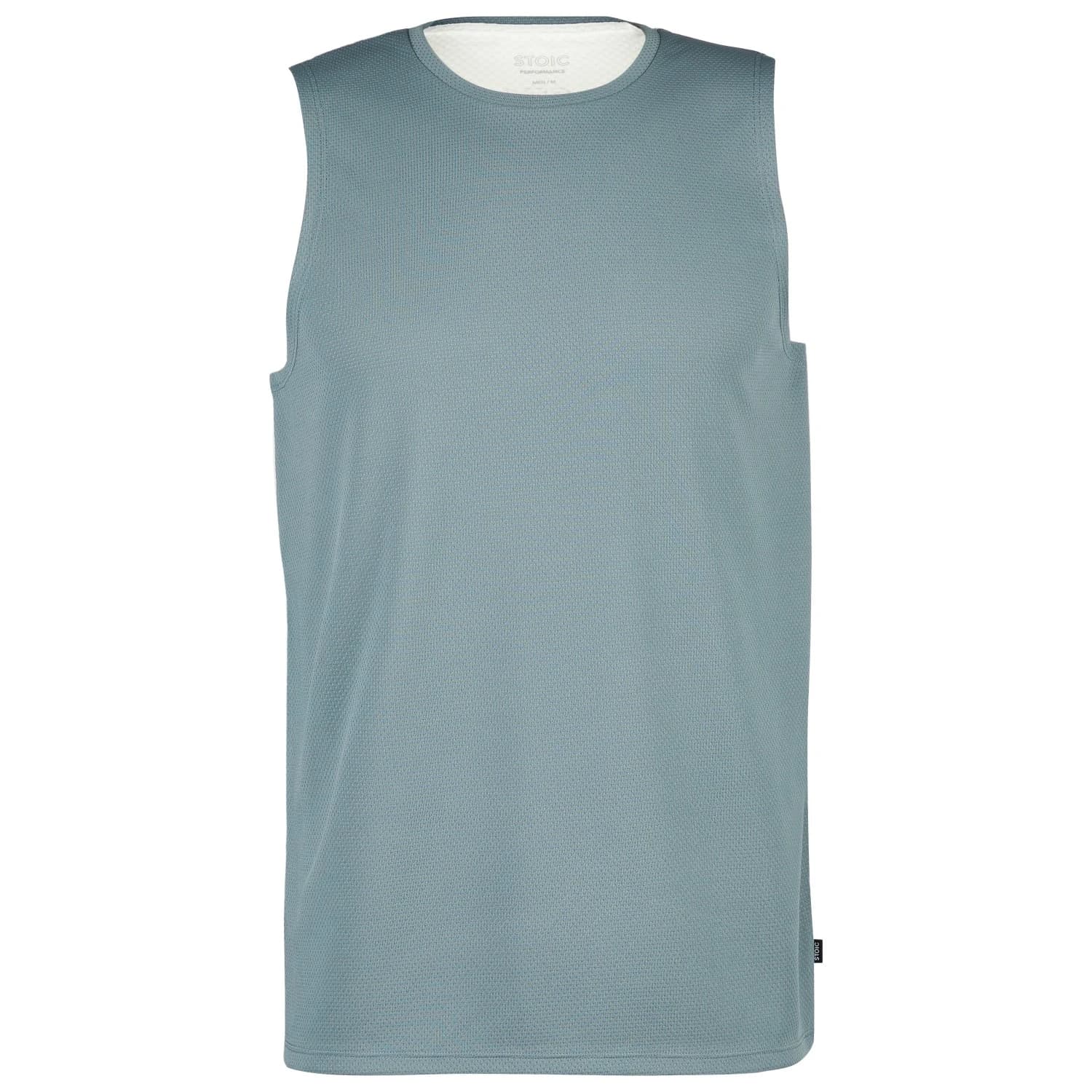 Мъжки потник с широка презрамка Stoic Performance ForsvikSt. Tank Tank top - Storm Blue / Blanc White