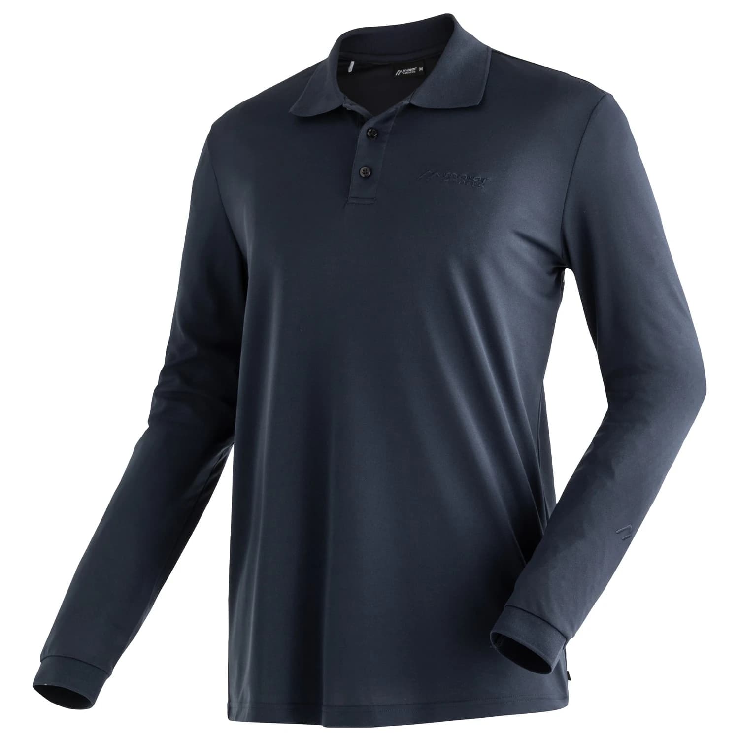 Мъжка поло тениска Maier Sports Ulrich L/S Polo shirt - Night Sky