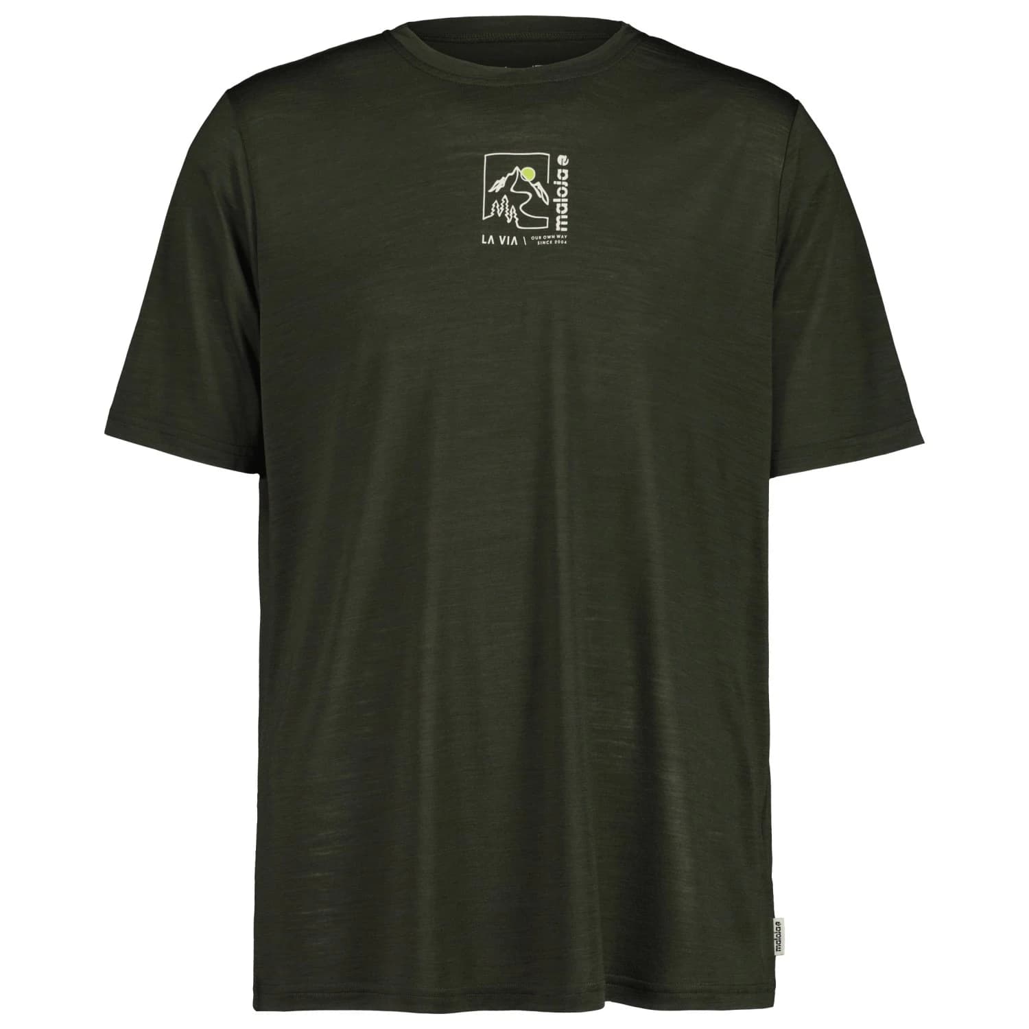 Мъжка мериносова блуза Maloja IncinoM. Merino shirt - Alpine Woods