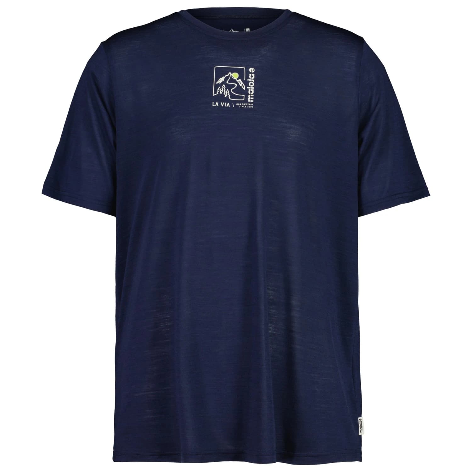 Мъжка мериносова блуза Maloja IncinoM. Merino shirt - Night Sky