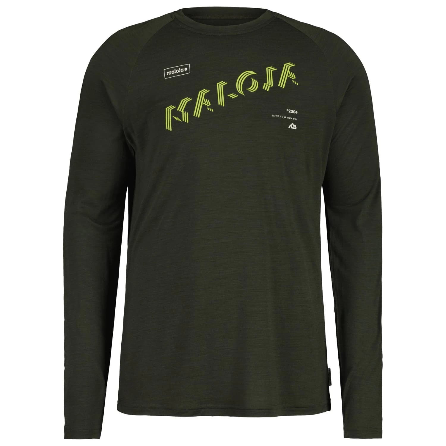 Мъжка мериносова блуза Maloja RonconeM. Merino shirt - Alpine Woods