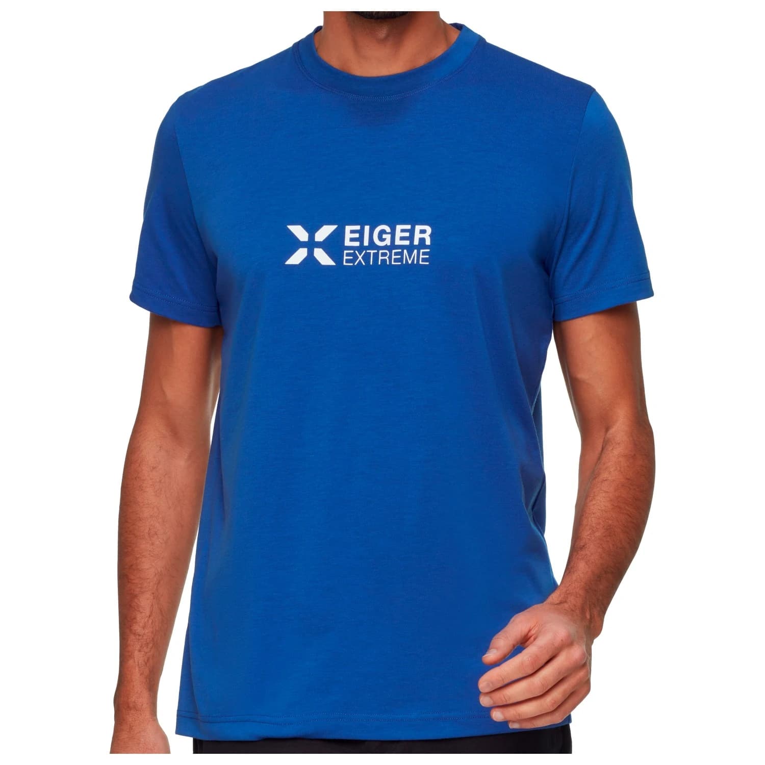 Мъжка спортна тениска Mammut Eiger Logo T-Shirt Sport shirt - Eiger Blue