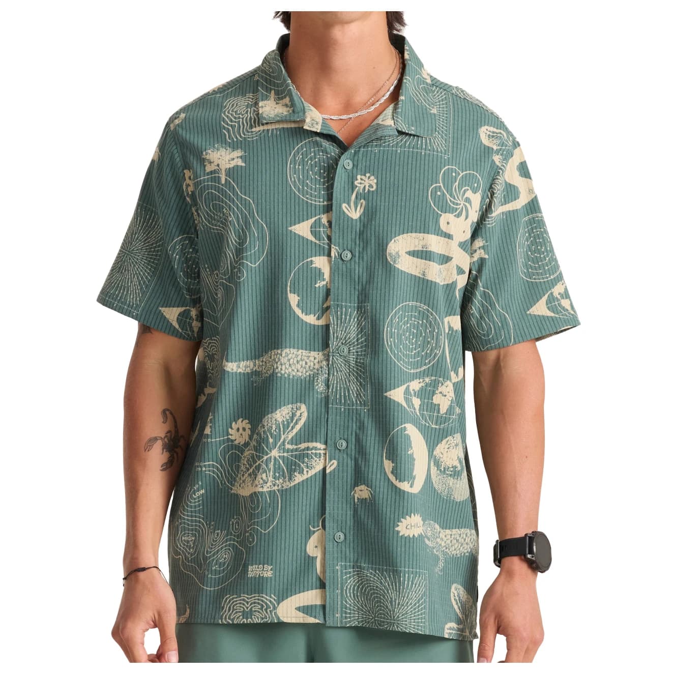 Мъжка тениска Roark Bless Up Trail Running shirt - Slate Green