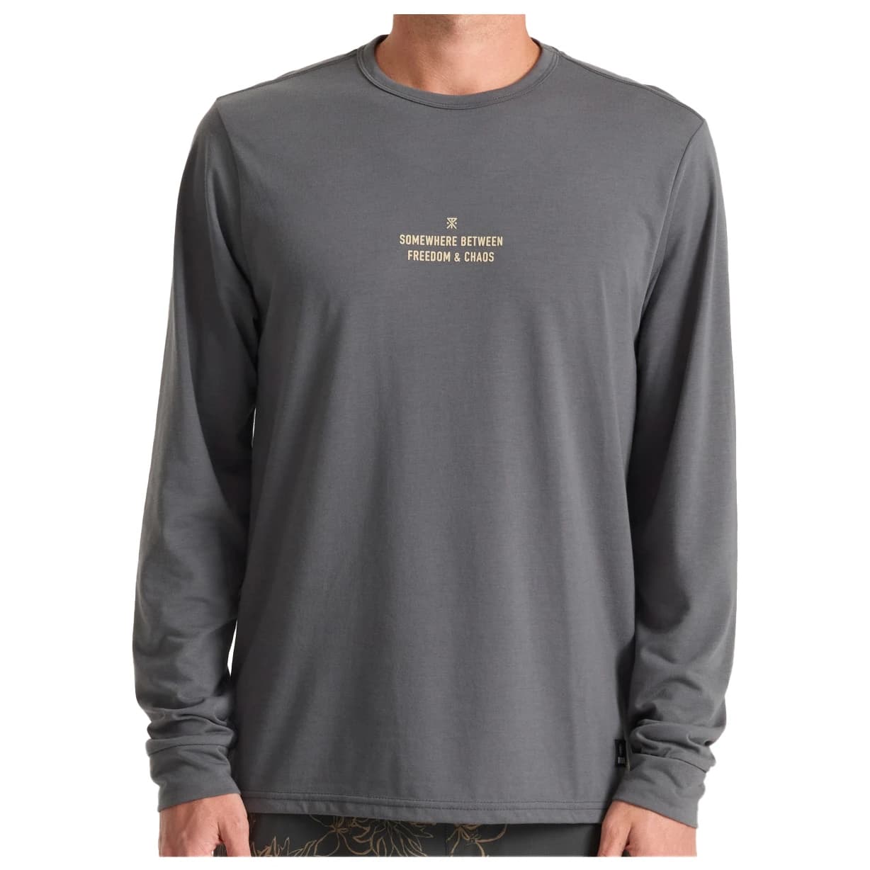 Мъжка тениска Roark Mathis Active L/S Running shirt - Charcoal