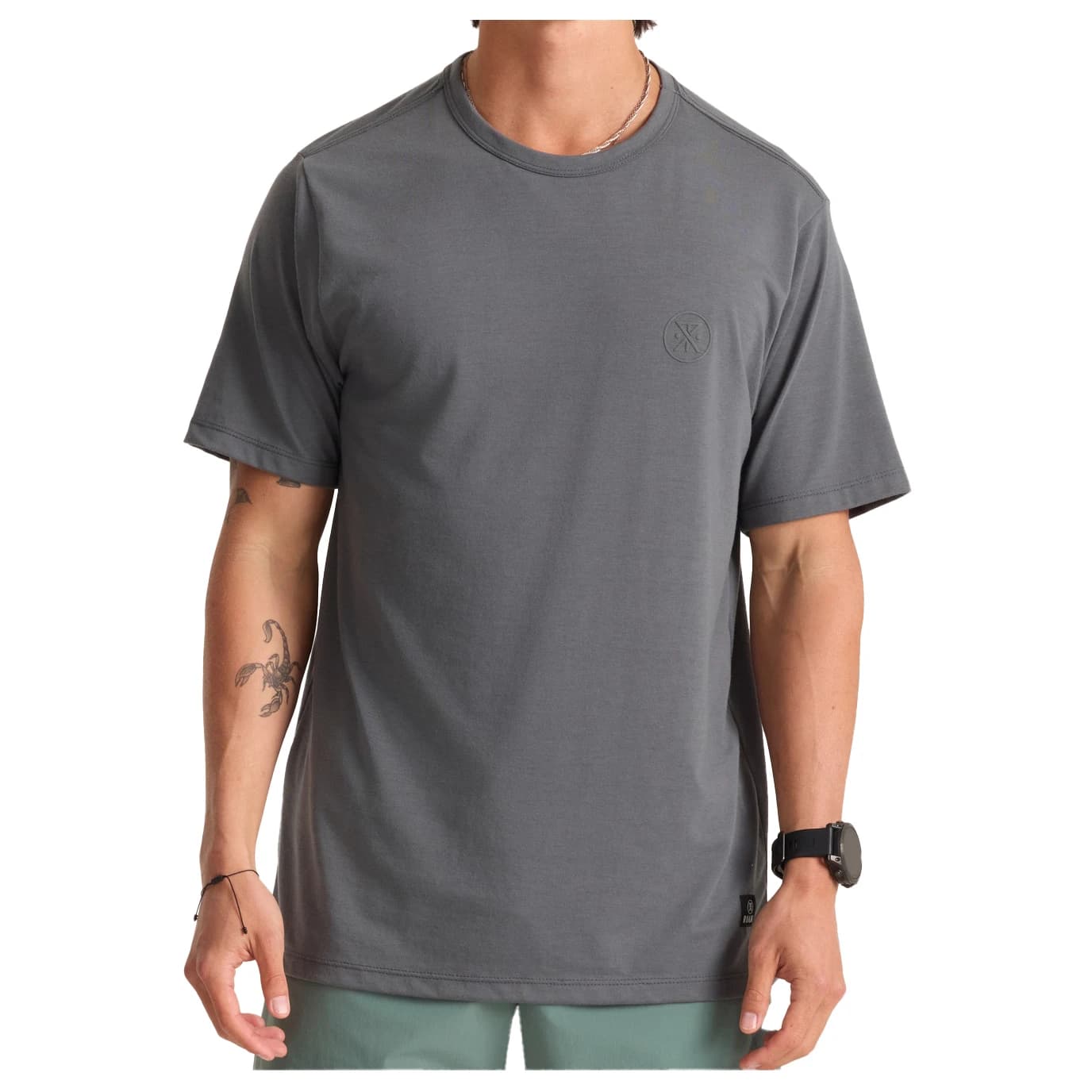 Мъжка тениска Roark Mathis Active S/S Running shirt - Charcoal 2