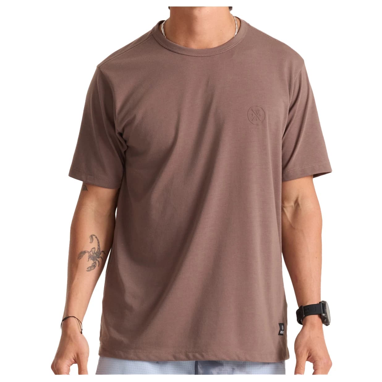 Мъжка тениска Roark Mathis Active S/S Running shirt - Faded Brown