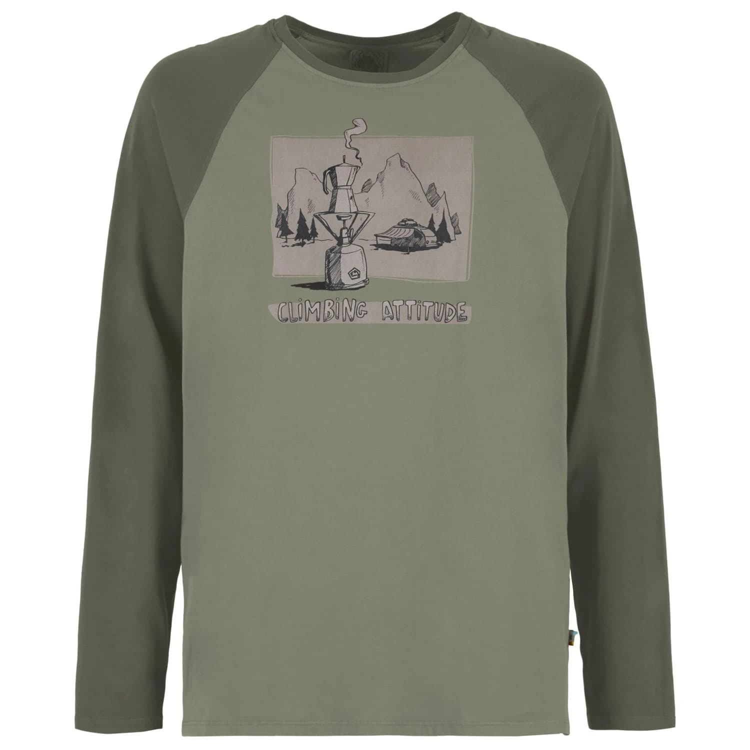 Блуза с дълъг ръкав E9 Long Coffee Longsleeve - Cumino