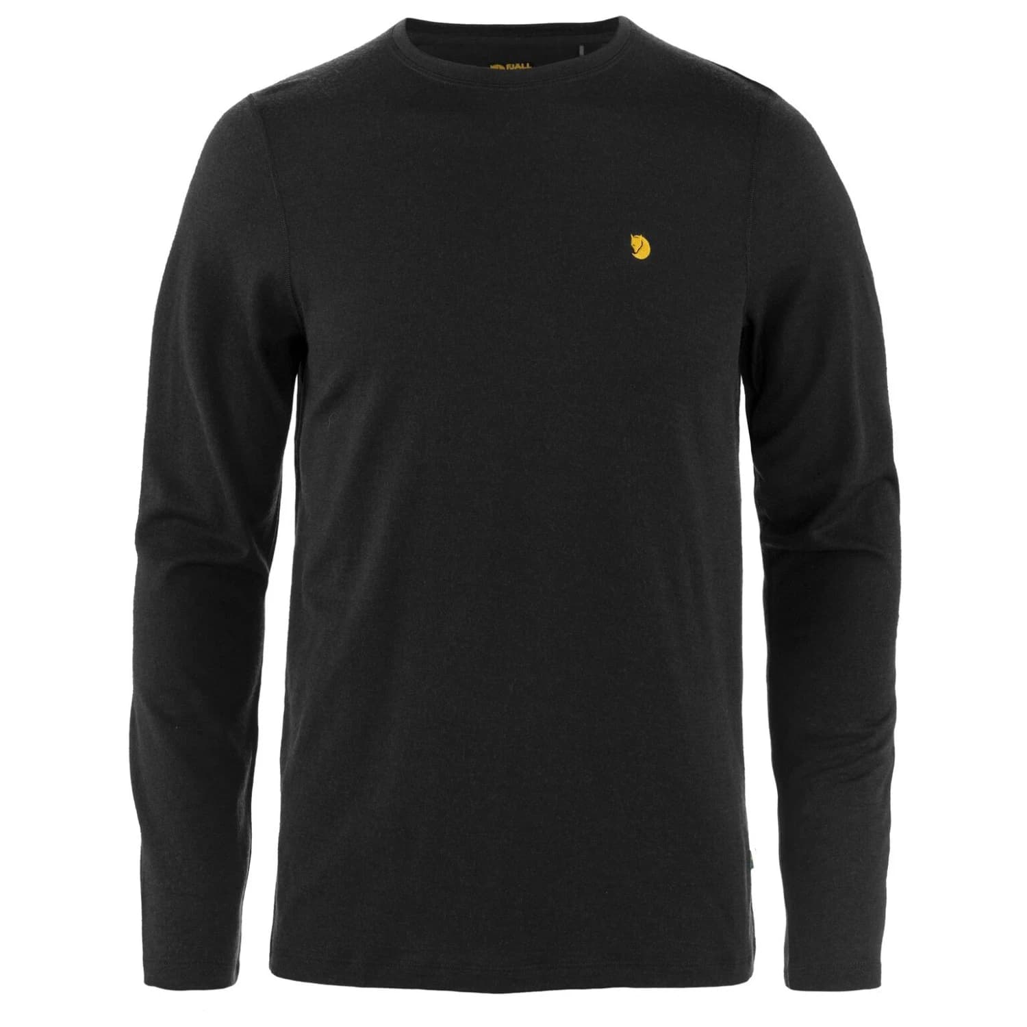 Мъжка мериносова блуза Fjällräven Bergtagen Merino 190 L/S Merino longsleeve - Black
