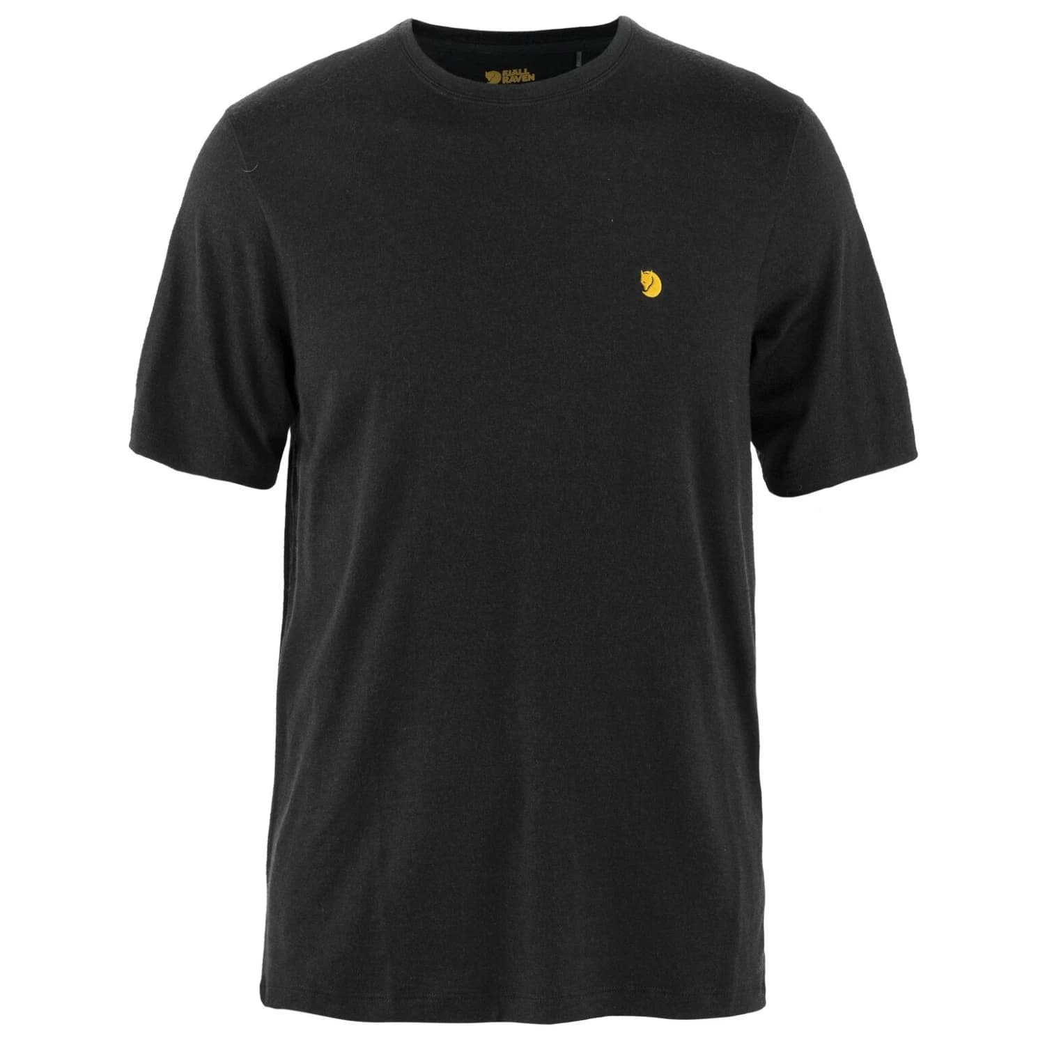 Мъжка мериносова блуза Fjällräven Bergtagen Merino 190 S/S Merino shirt - Black