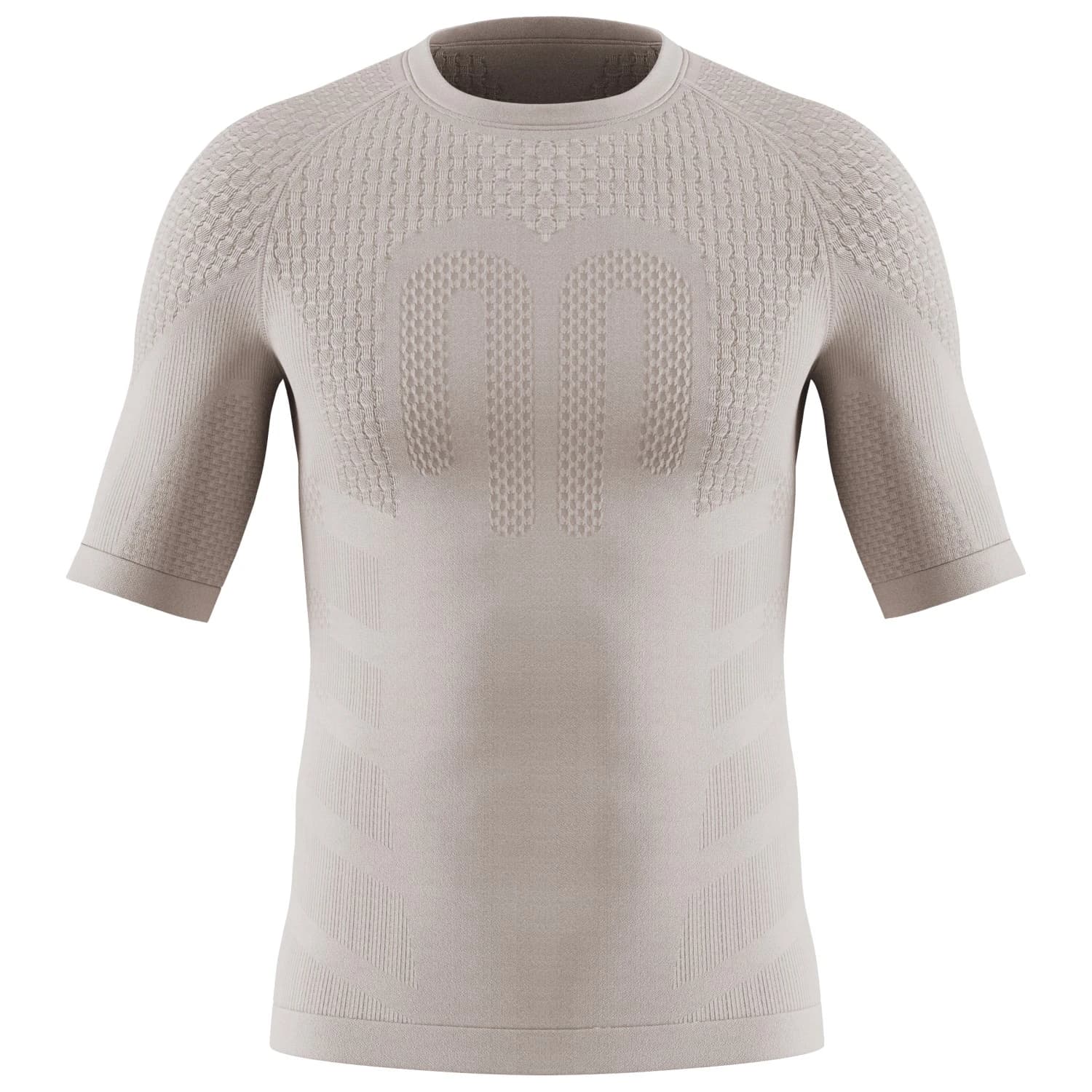 Мъжка тениска Bauerfeind Sports Sports Compression Shirt Short Sleeve Running shirt - Silver Grey