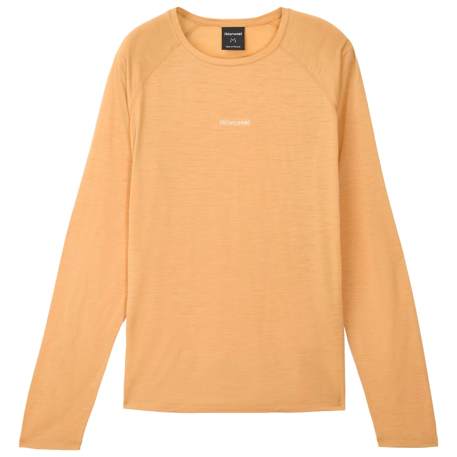 Мъжка тениска NNormal Merino Long Sleeve 02 Running shirt - Orange