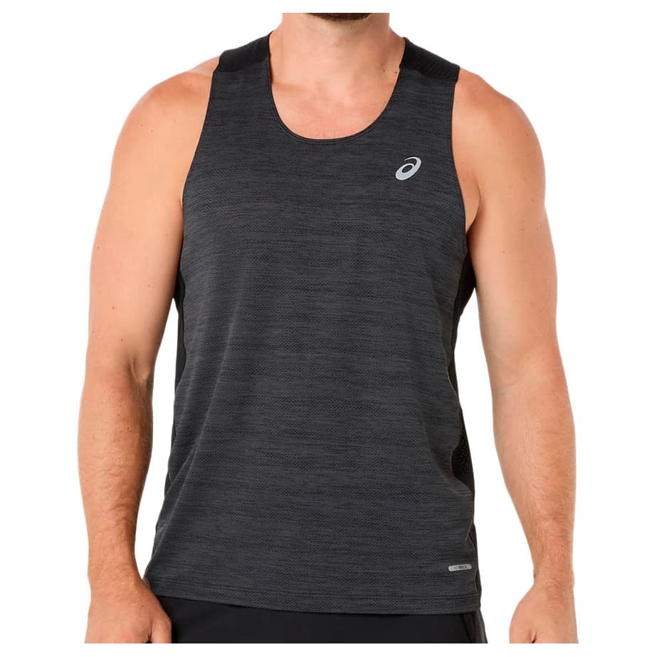 Мъжки потник с широка презрамка Asics Road Singlet Tank top - Performance Black