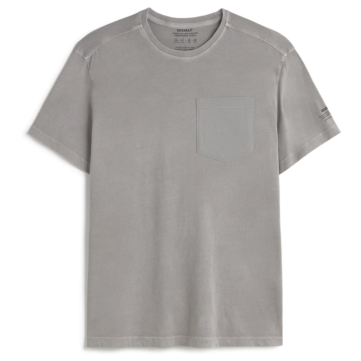 Мъжка тениска Ecoalf Alma T-Shirt - Charcoal