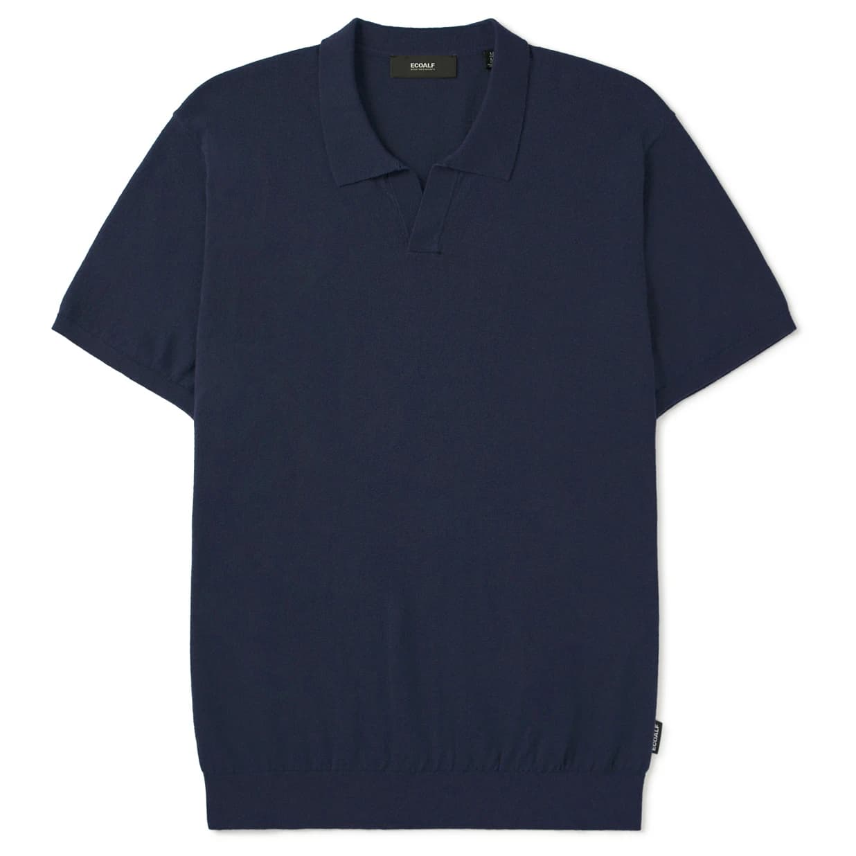 Мъжка поло тениска Ecoalf Olmo Knit Polo shirt - Deep Navy