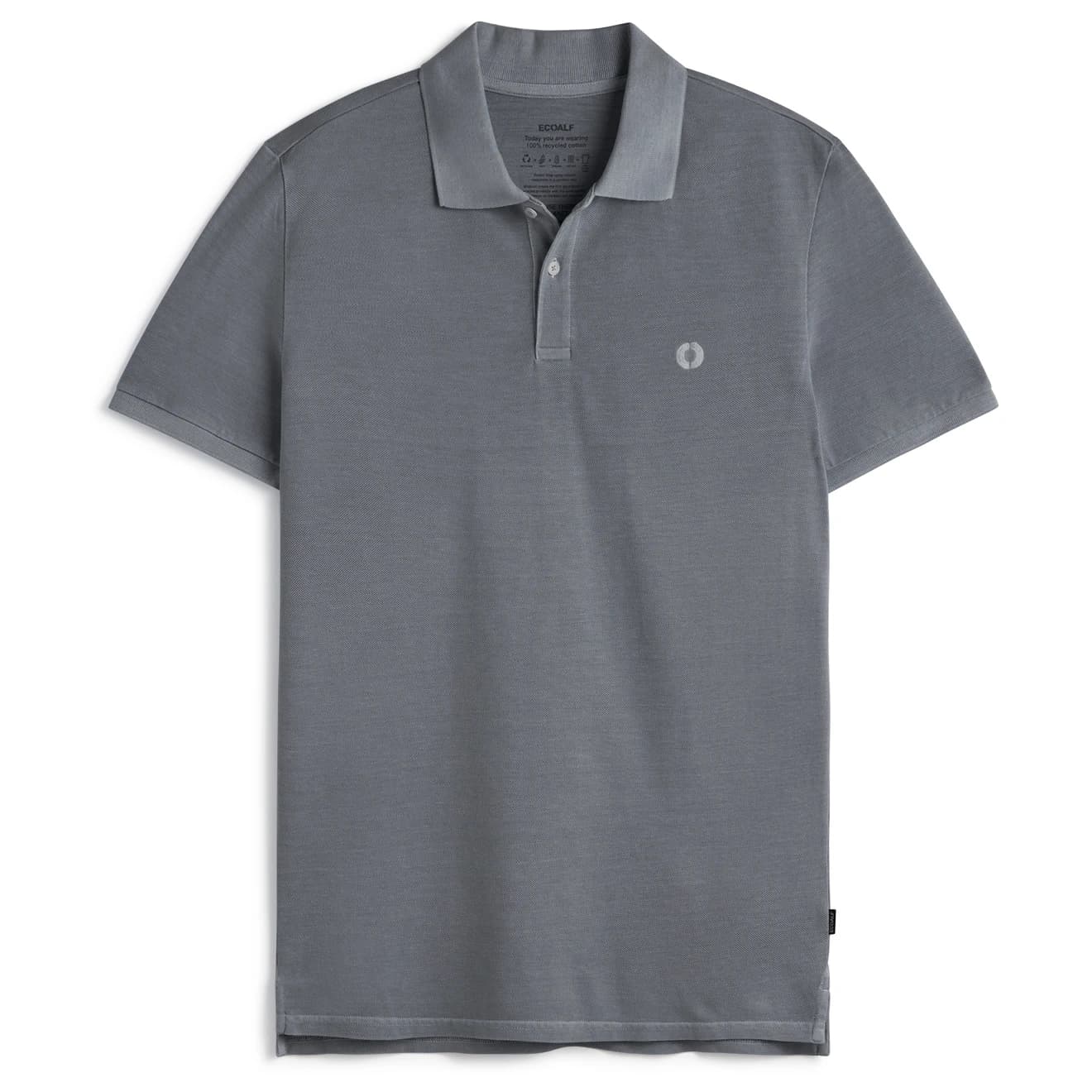 Мъжка поло тениска Ecoalf Tedan Polo shirt - Plain Grey