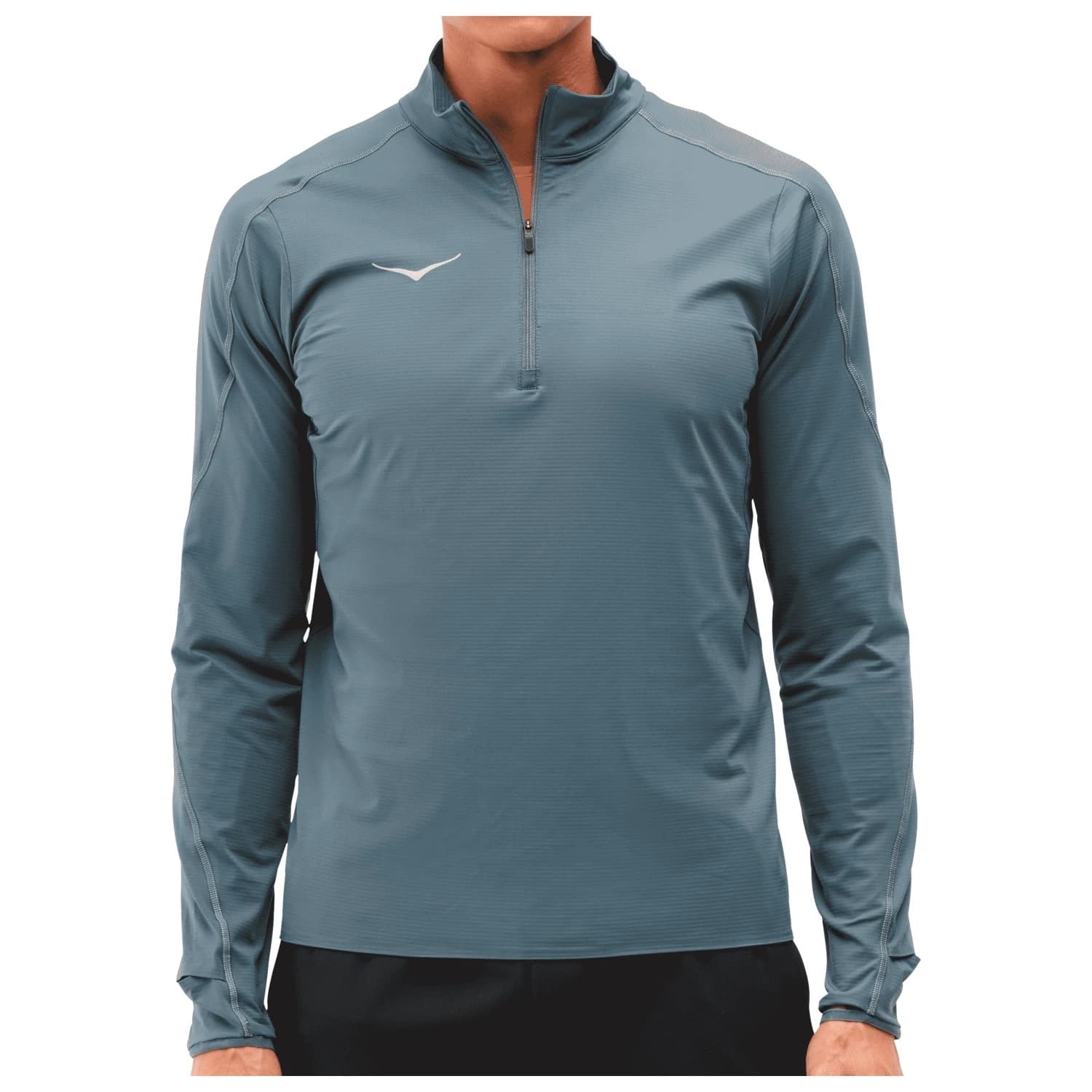 Мъжка тениска HOKA Glidetech Quarter Zip Running shirt - Faded Navy
