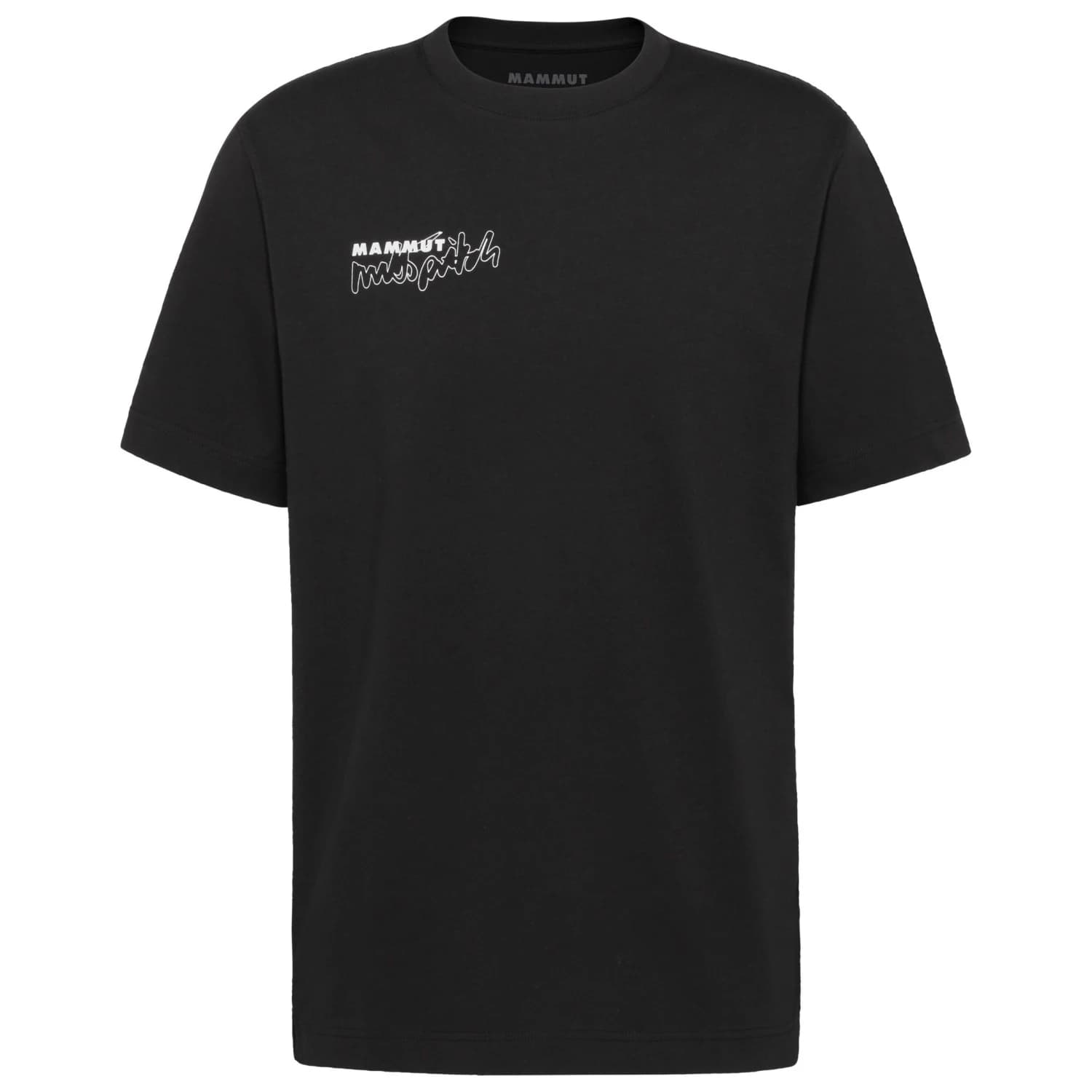 Мъжка тениска Mammut Base T-Shirt Multi-Pitch T-shirt - Black