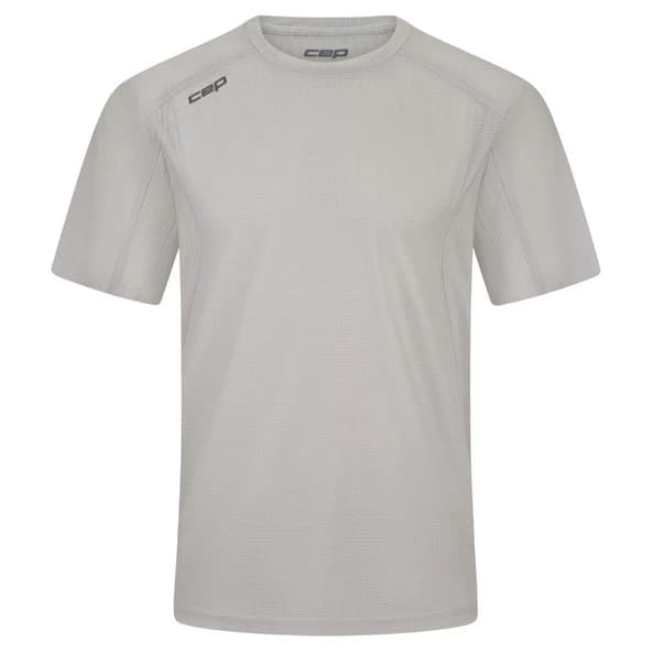 Мъжка тениска CEP Pro Run Ultralight Tech Shirt Short Sleeve Running shirt - Light Grey