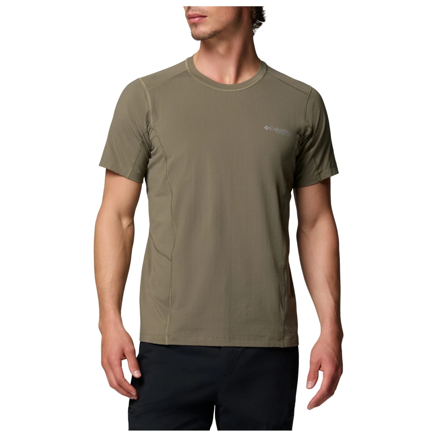 Мъжка спортна тениска Columbia Diamond Peak Pro Short Sleeve Sport shirt - Stone Green