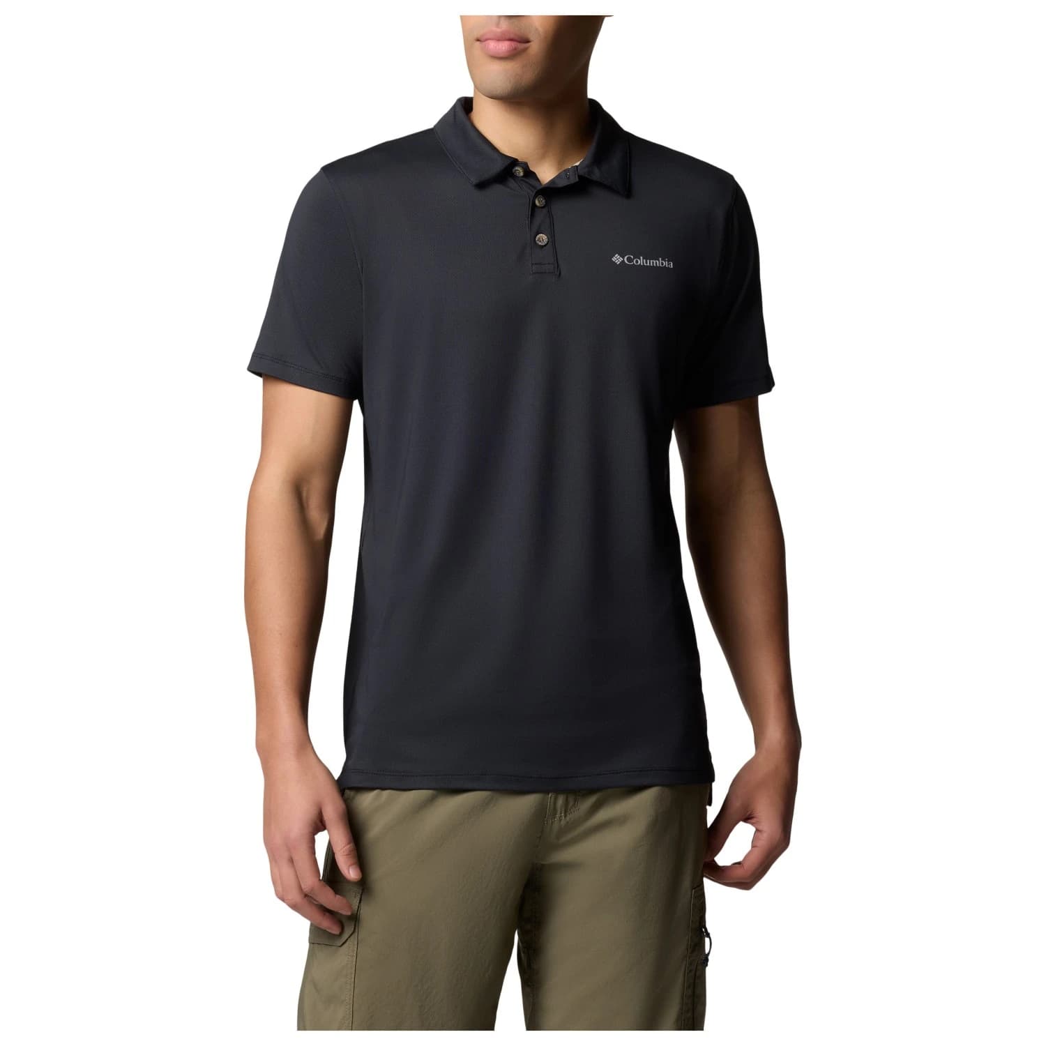 Мъжка поло тениска Columbia Tech Trail Utility Polo shirt - Black