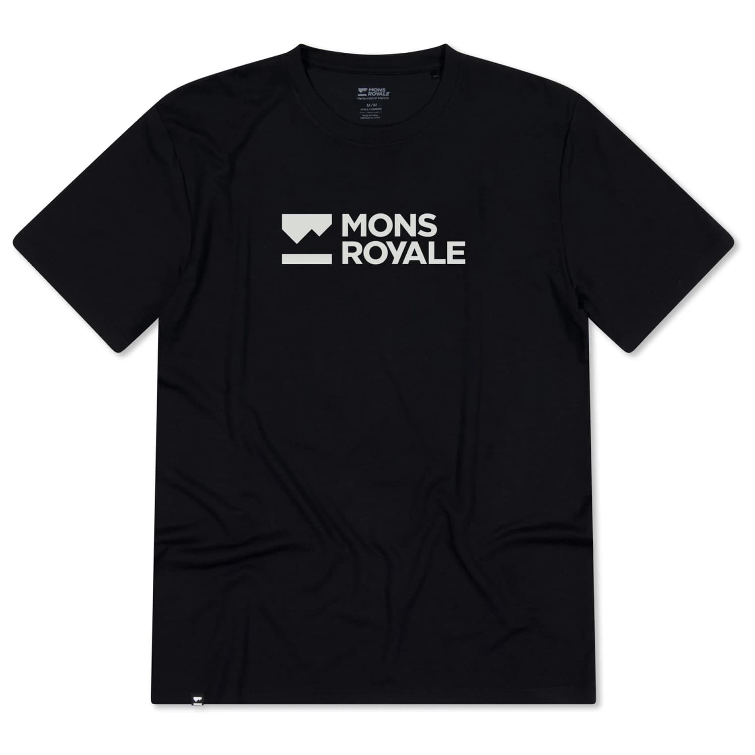 Мъжка мериносова блуза Mons Royale Icon Merino T-Shirt Merino shirt - Black / White