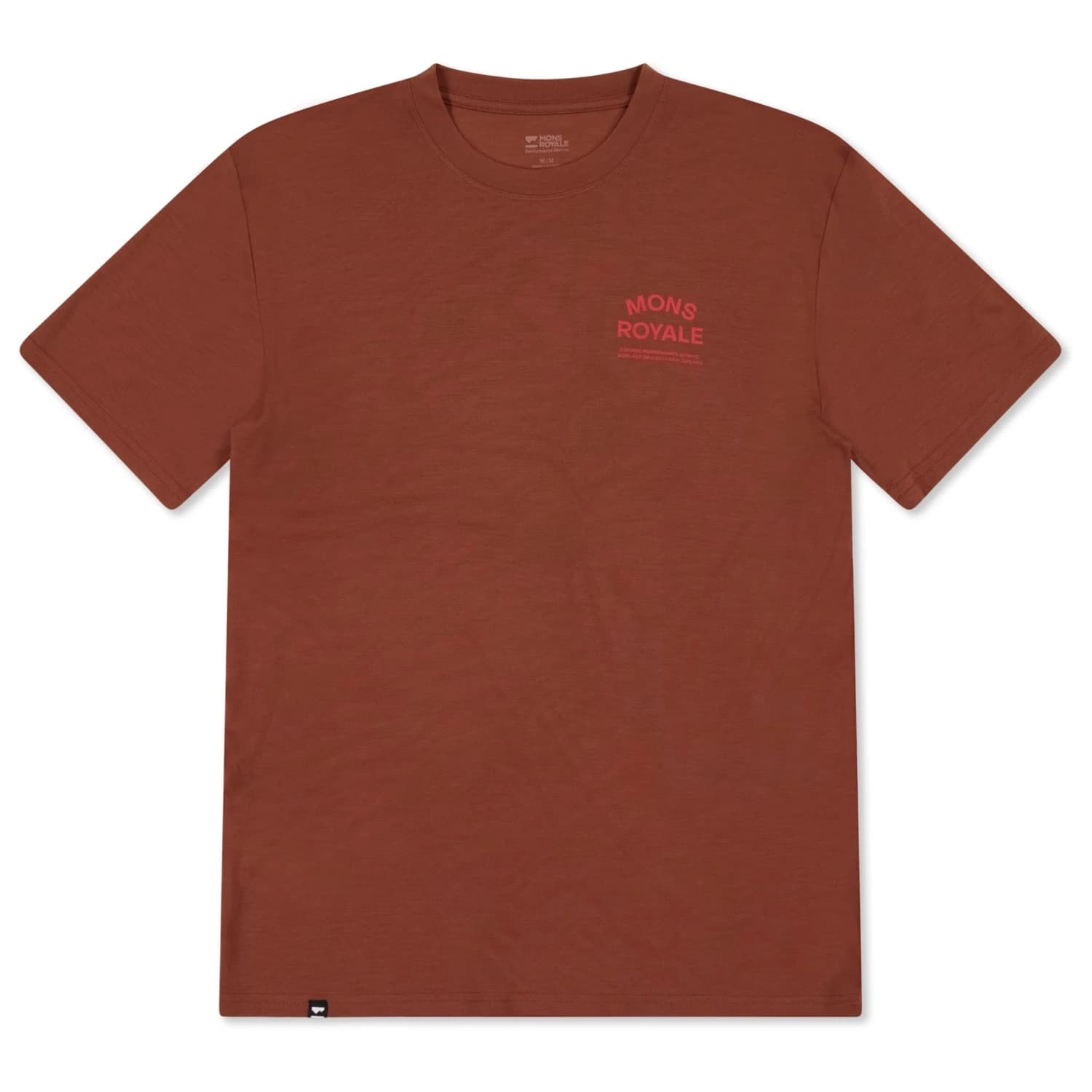 Мъжка мериносова блуза Mons Royale Icon Merino T-Shirt Merino shirt - Cinnamon
