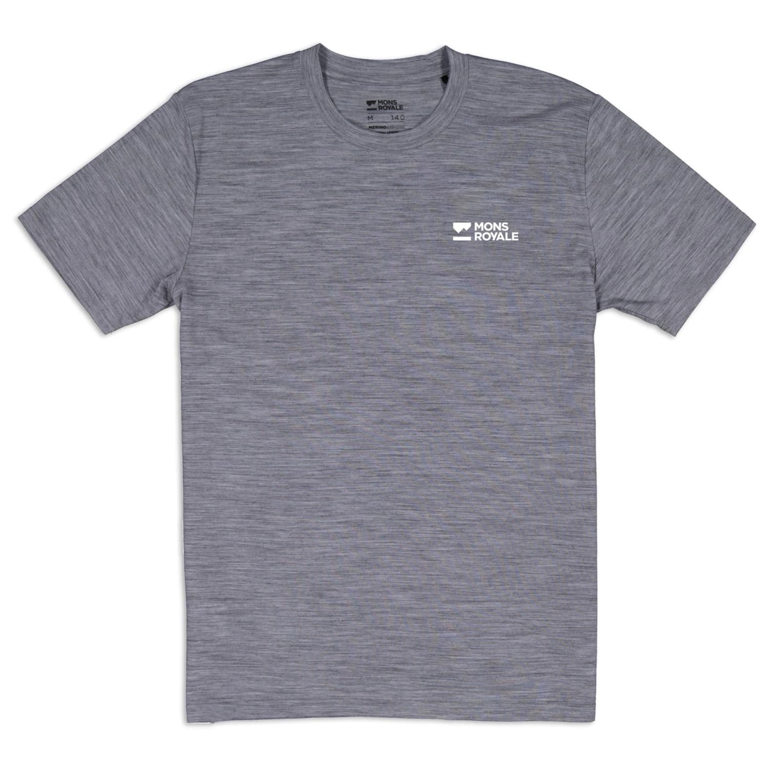 Мъжка мериносова блуза Mons Royale Icon Merino T-Shirt Merino shirt - Grey Heather