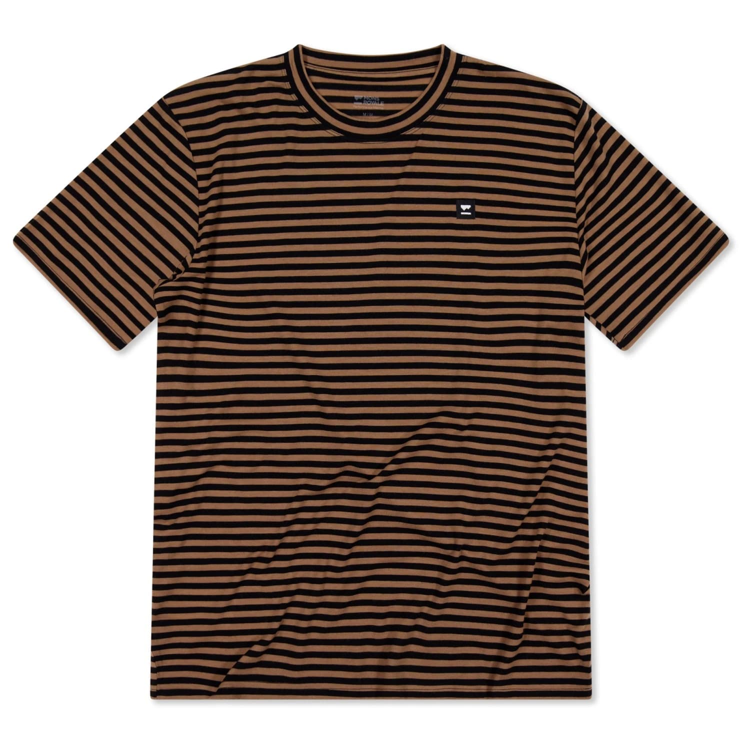 Мъжка мериносова блуза Mons Royale Icon Merino T-Shirt Merino shirt - MR Stripe Toffee