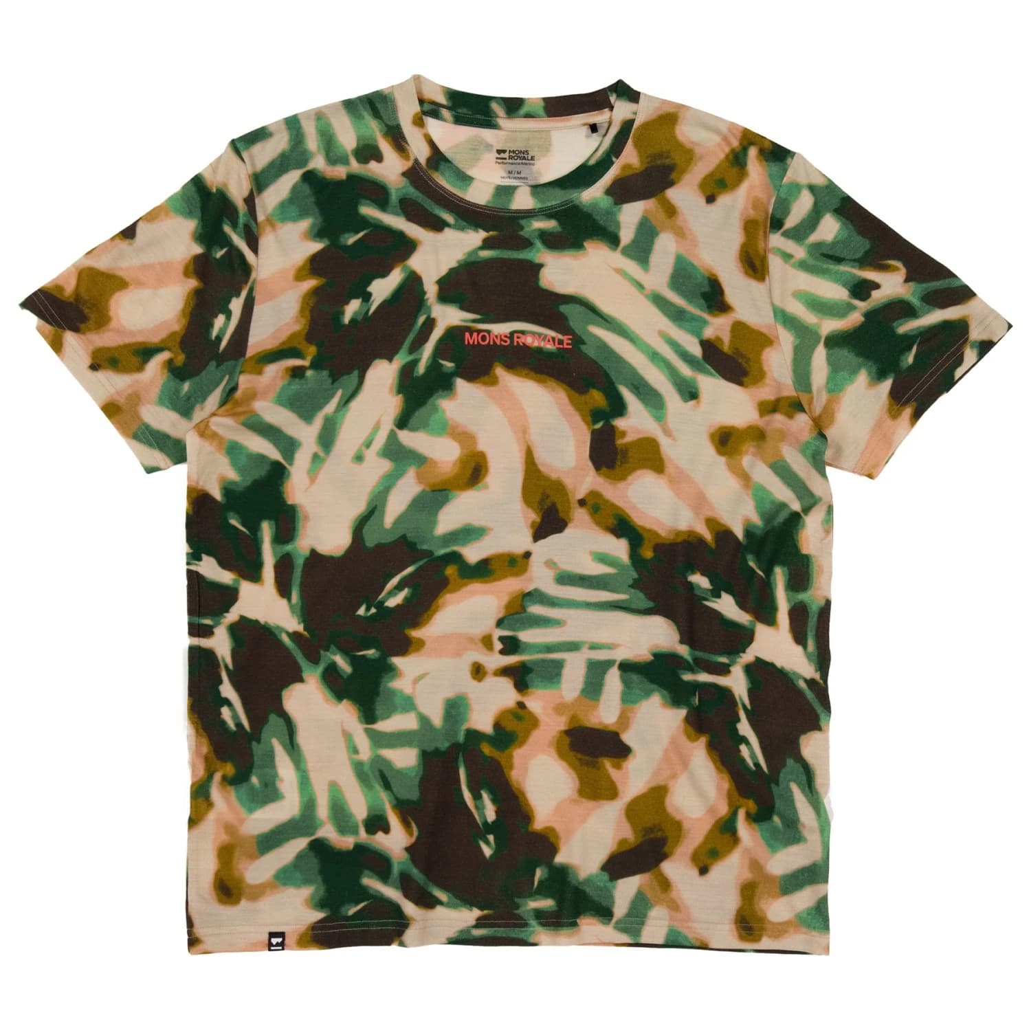 Мъжка мериносова блуза Mons Royale Icon Merino T-Shirt Merino shirt - Brush Camo