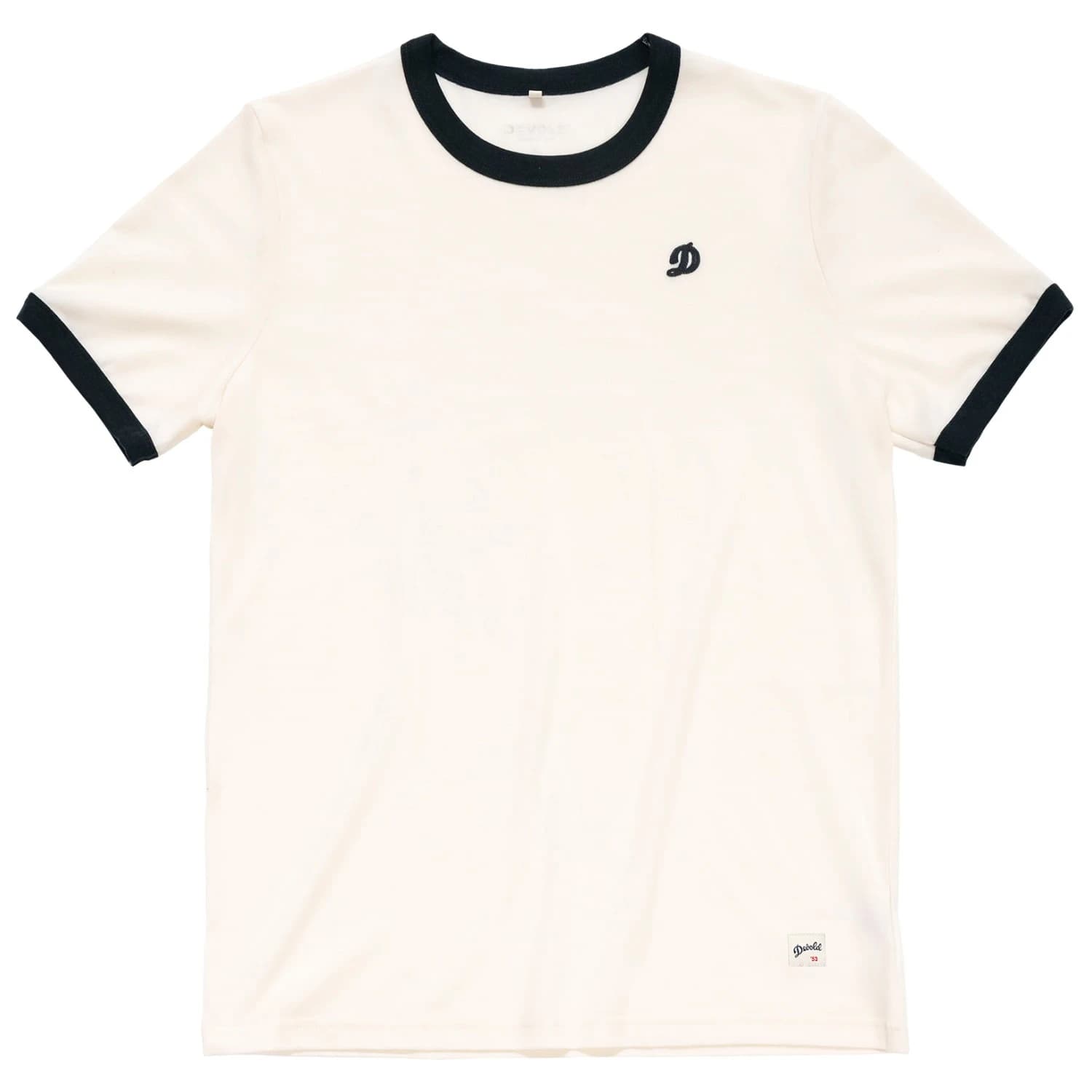 Мериносова блуза Devold Archive Ringer Tee Merino shirt - White / Ink