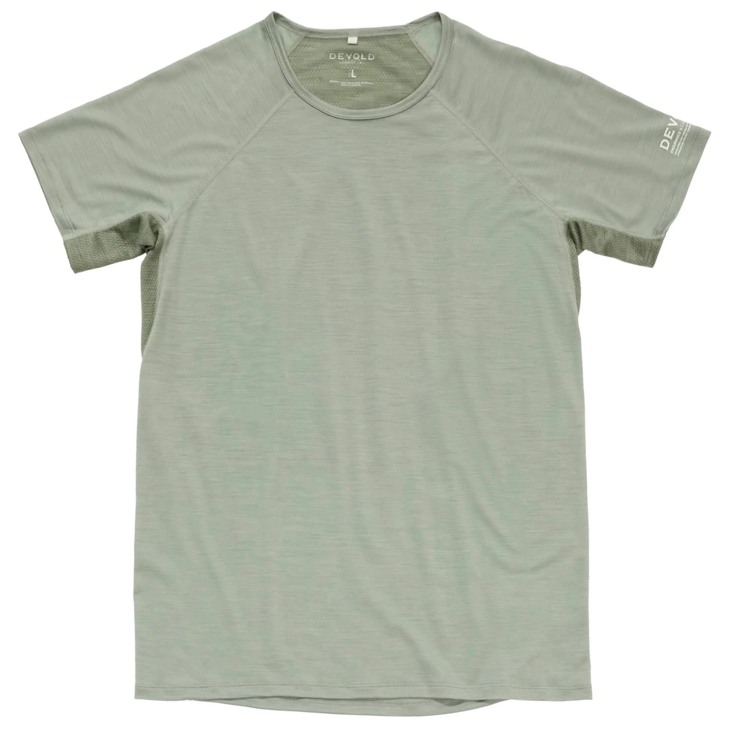 Мъжка мериносова блуза Devold Endurance Merino 130 Tee Running shirt - Fog