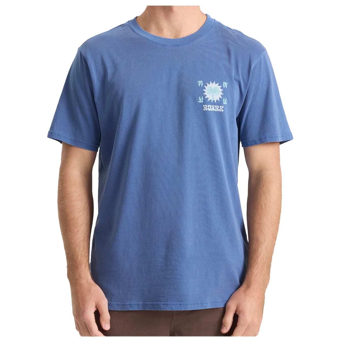 Мъжка тениска Roark Roark Palm T-shirt - Neptune