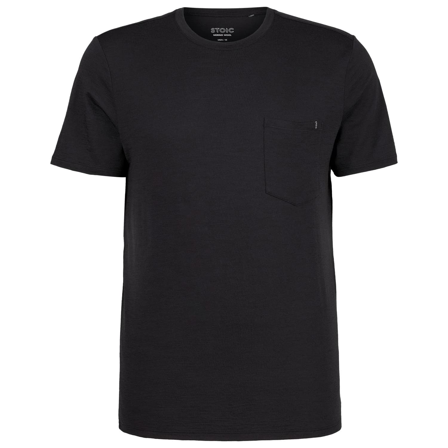 Мъжка мериносова блуза Stoic Merino155 LaholmSt. Pocket T-Shirt Merino shirt - Black