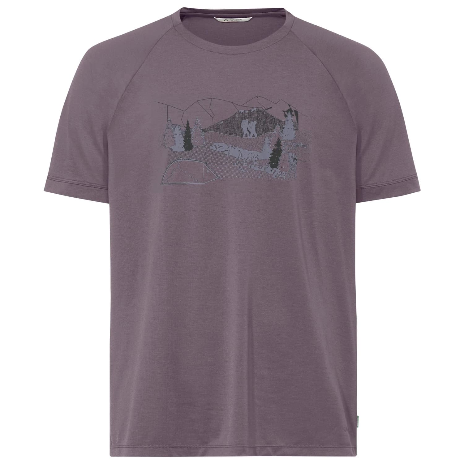 Мъжка тениска Vaude Gleann T-Shirt II T-shirt - Purple Ash