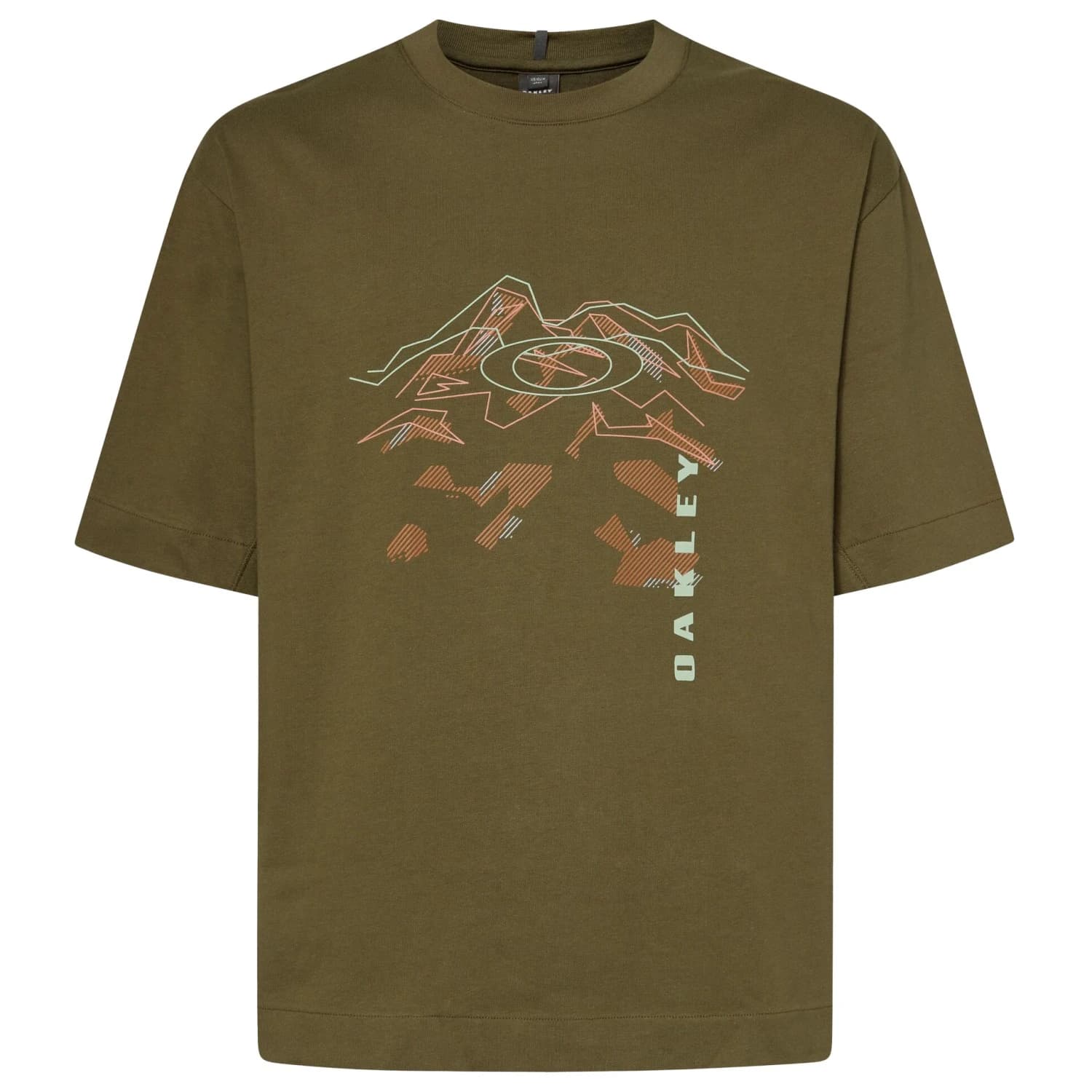 Мъжка тениска Oakley MTN Ridge Tee T-shirt - Army Green