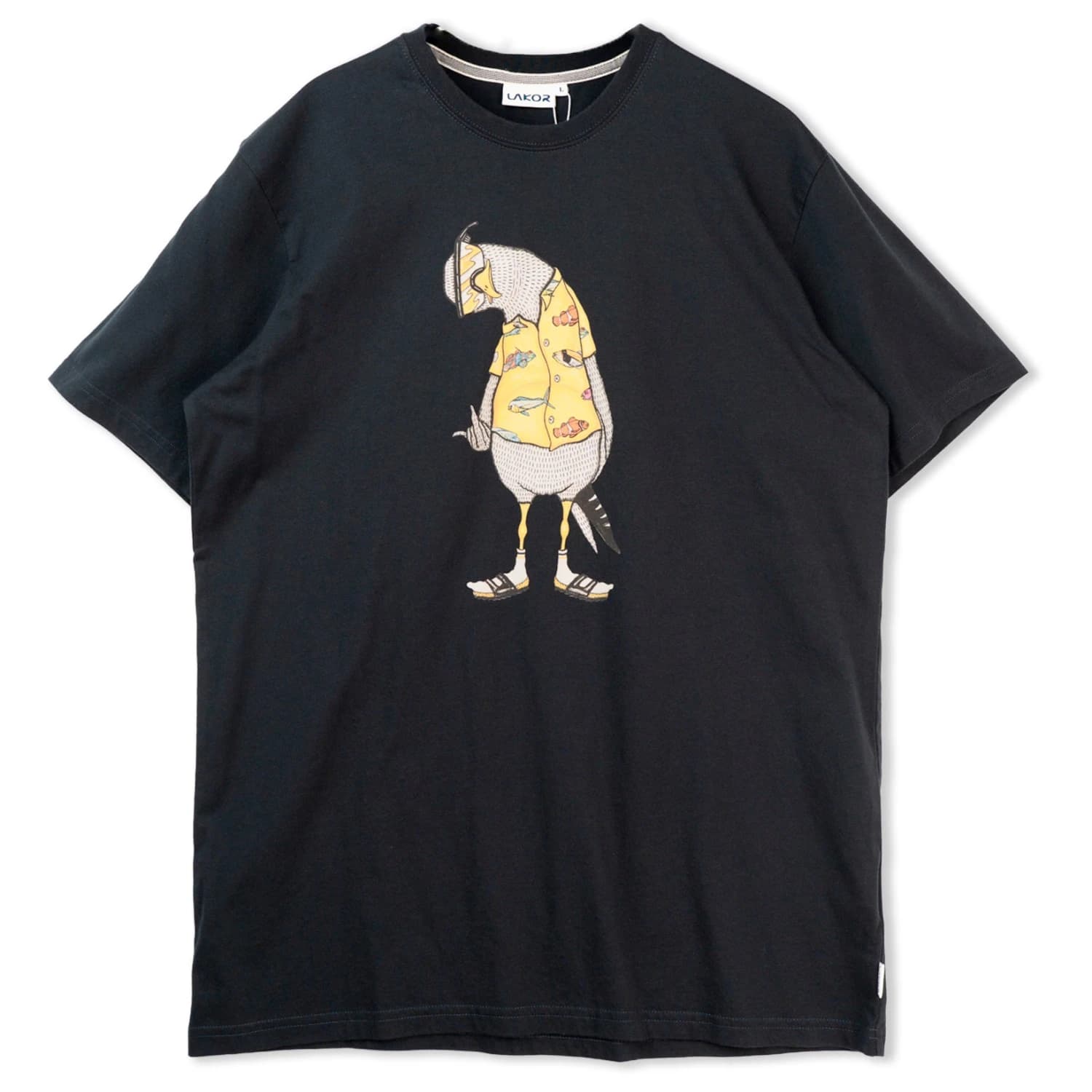 Мъжка тениска Lakor Flipping The Bird T-Shirt - Moonless Night