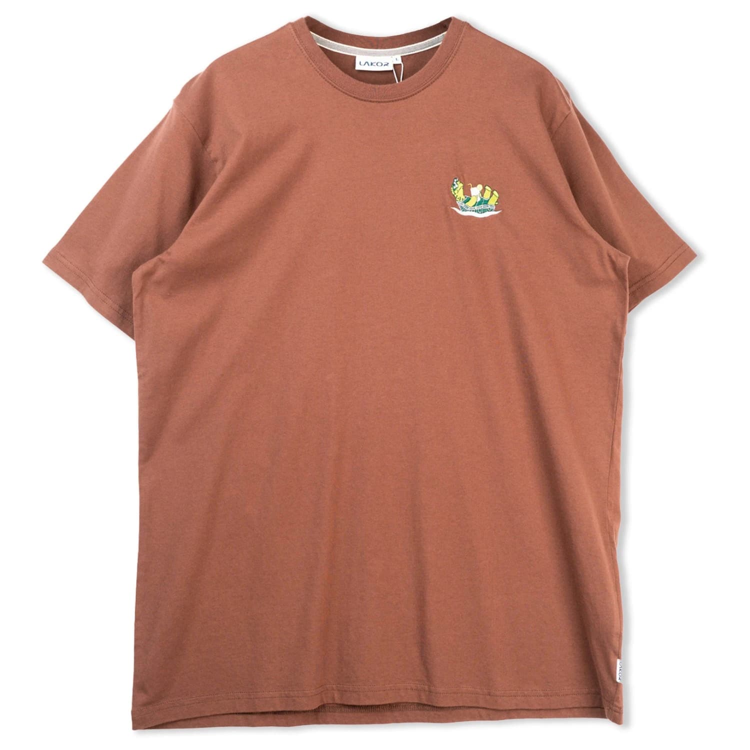 Мъжка тениска LAKOR Mini Slow Flow T-Shirt - Chicory Coffee