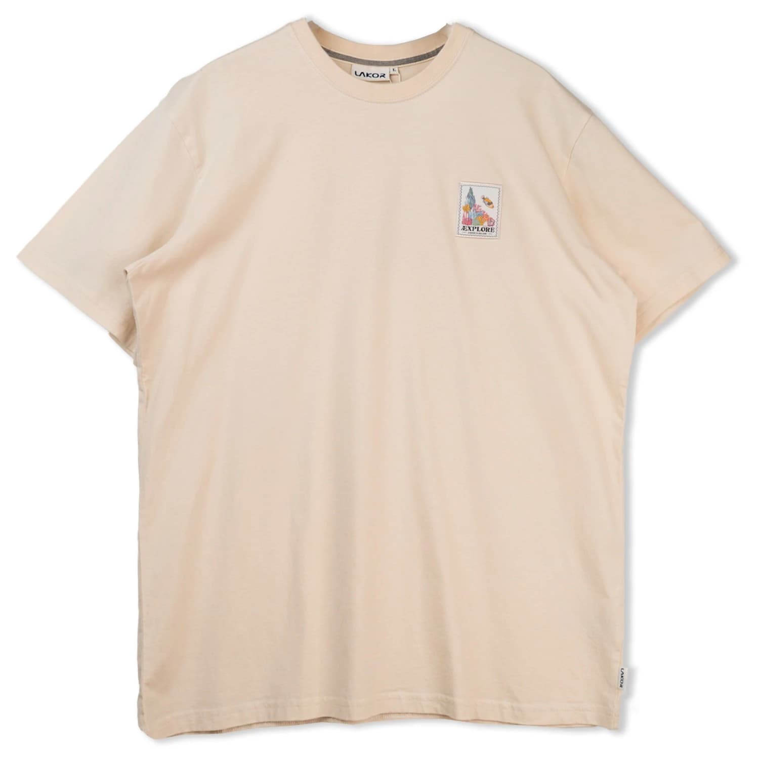 Мъжка тениска LAKOR Wall of Wonder Patch T-Shirt - Rainy Day