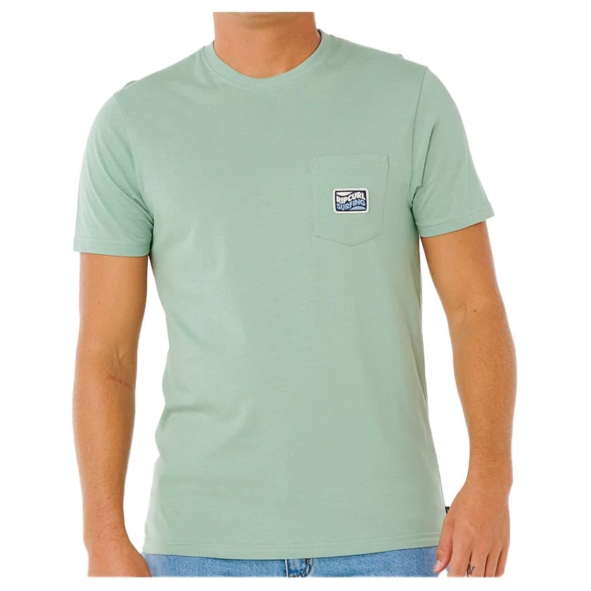 Мъжка тениска Rip Curl Streamline Pocket Badge Tee T-shirt - Aloe