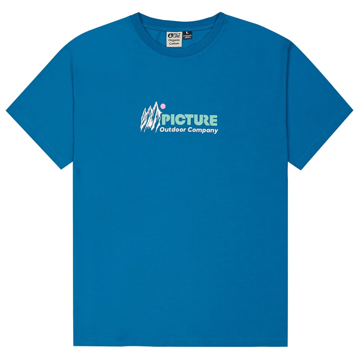Мъжка тениска Picture Toanah Tee T-shirt - Serenity Blue