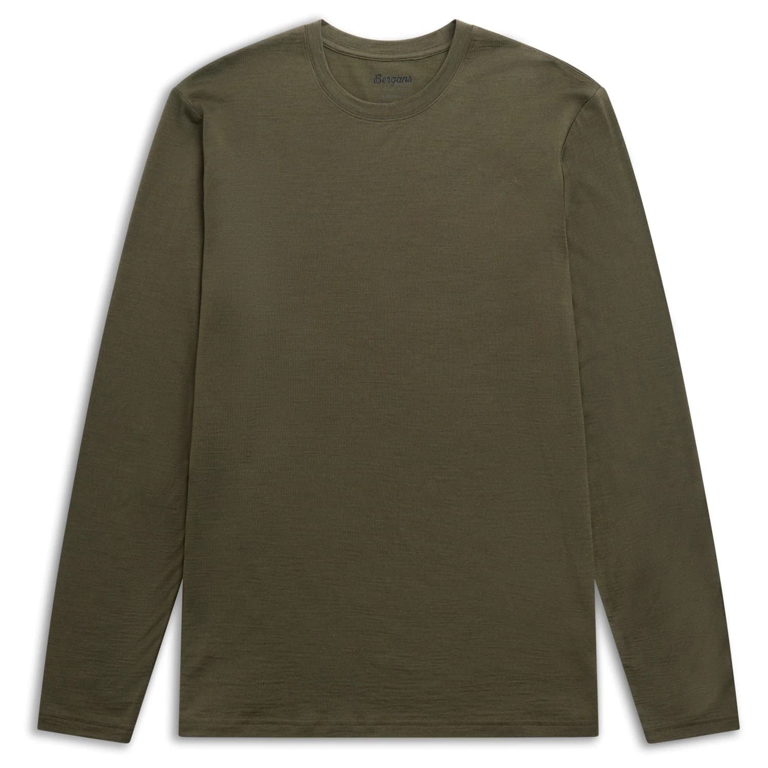 Мъжка мериносова блуза Bergans Merino Long Sleeve Merino shirt - Pine Forest