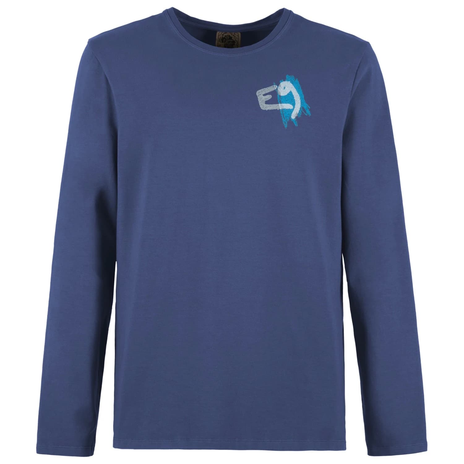 Мъжка блуза с дълъг ръкав E9 Flic Longsleeve - Vintage Blue