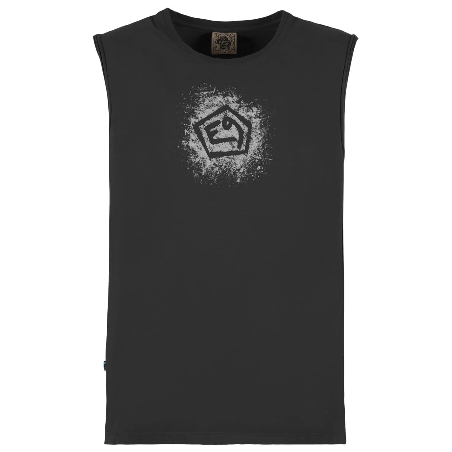 Мъжки потник с широка презрамка E9 Spray Tank top - Blackboard