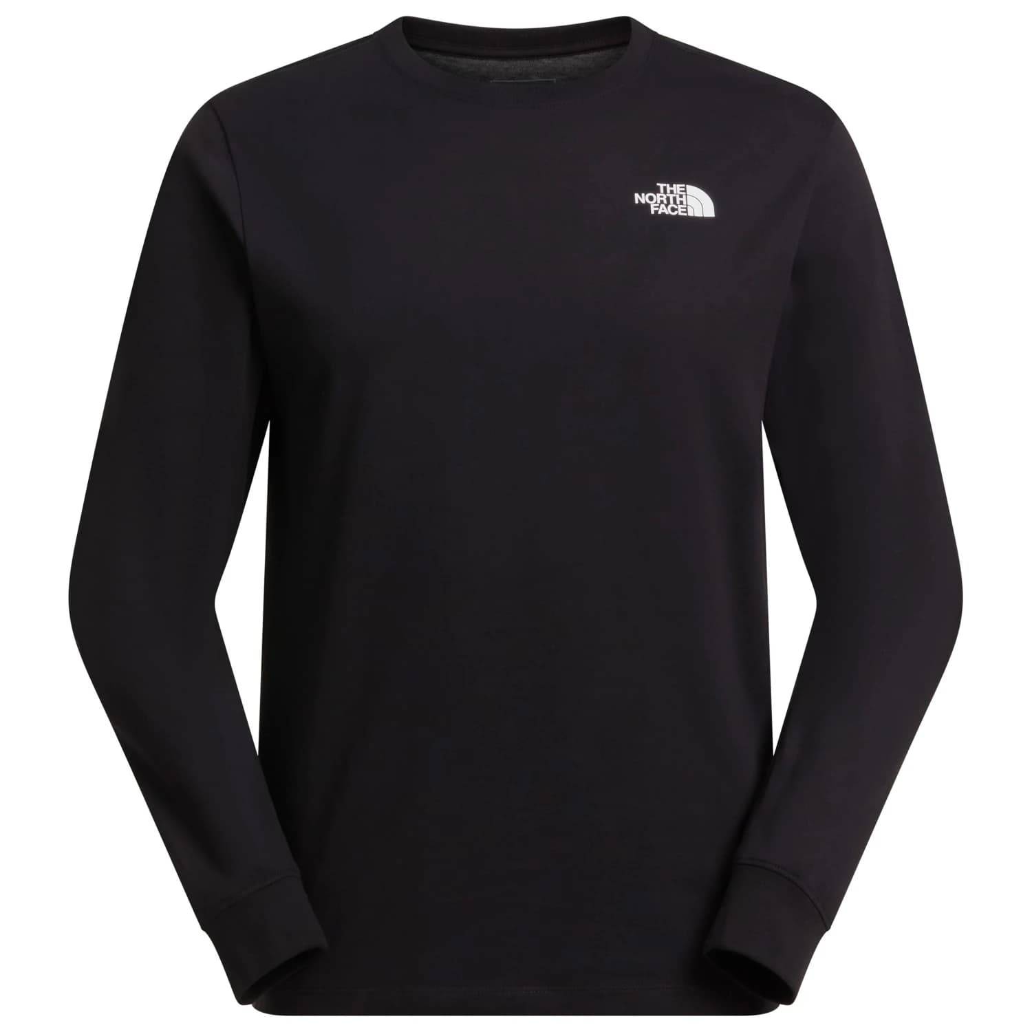 Мъжка блуза с дълъг ръкав The North Face Evolution Box NSE Regular Long Sleeve Longsleeve - Black / White